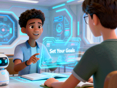 Setting learning goals in NanaPinyin app